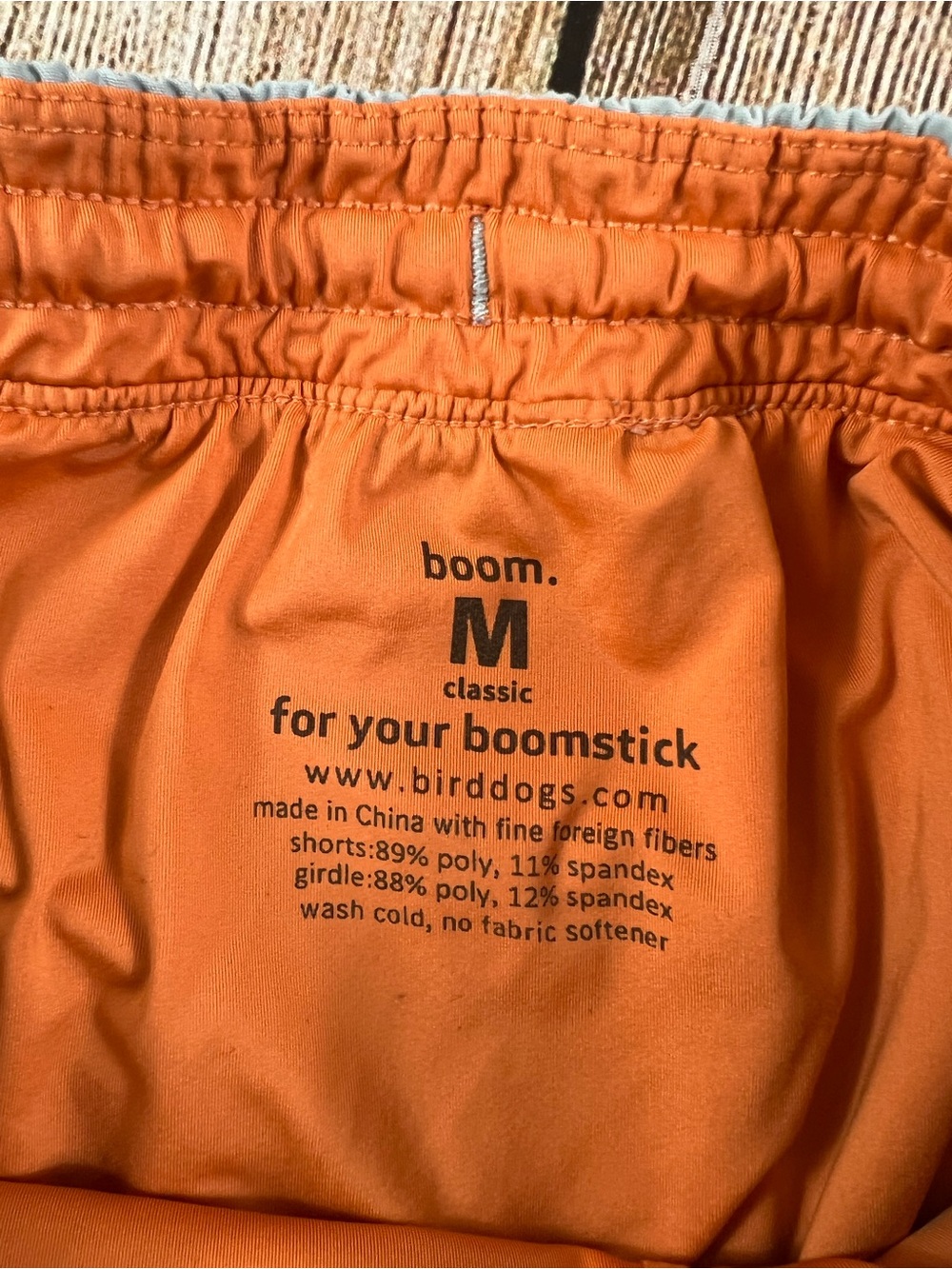 Mens BIRDDOGS Boom Shorts Athletic Lined Shorts 7" Blue Orange Size Medium - Picture 3 of 6
